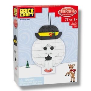 Brickcraft Sam The Snowman Ornament - NWT